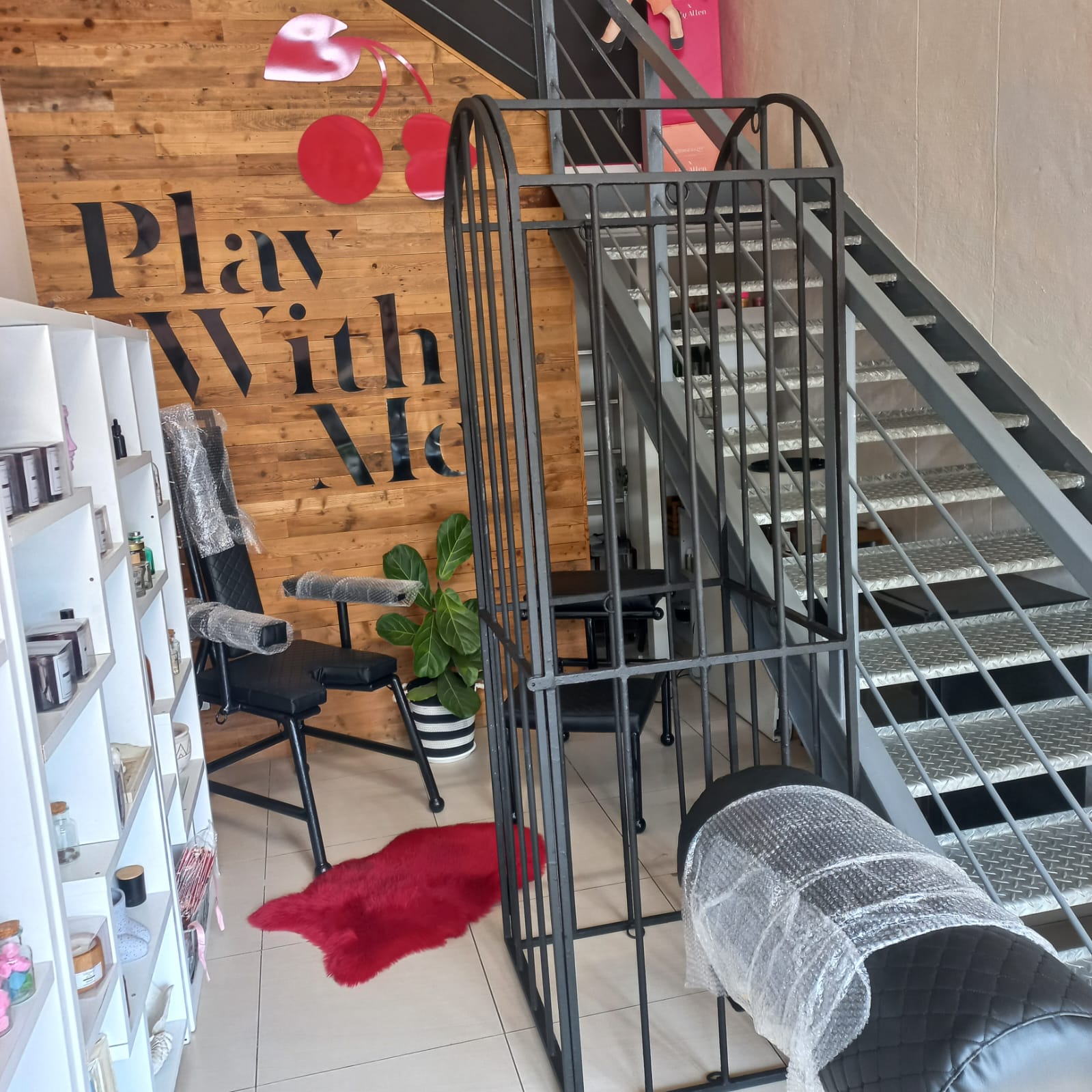 Fetish Fabrications furniture displayed at Play With Me in Lonehill